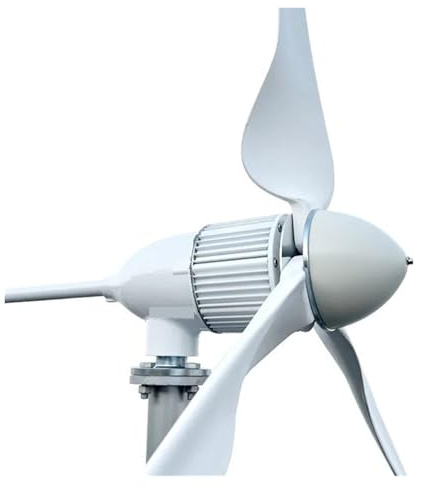 Kit generatore eolico a turbina eolica orizzontale da 5KW 6KW senza rumore for marine, camper, casa, generatore di mulini a vento Generazione di energia a basso rumore e ad alta ef(6KW Wind Turbine,48