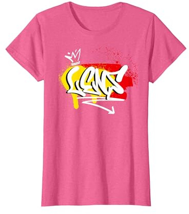 Cadeau Original Supporter Lensois Maillot Foot Lens T-Shirt, Femme, Rose Chiné, XL