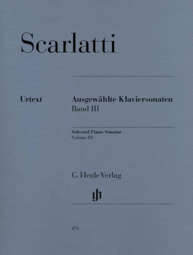 Ausgewaehlte Sonaten 3. Klavier: Instrumentation: Piano solo (G. Henle Urtext-Ausgabe)