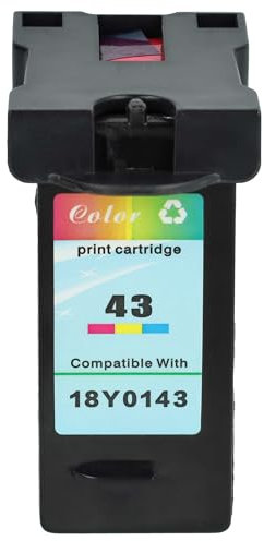 vhbw Tintenpatrone Cyan/Magenta/Yellow kompatibel mit Lexmark P350, X4850, X4875, X4950, X4975, X4975VE Drucker (wiederaufgefüllt, 18ml)