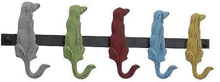Deco 79 Metall Hund Wandhaken, 19 von 12,7 cm