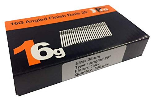 Angled 20° 500 x 38mm - Handy Pack Angled 16G Second Fix Nails
