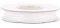 Organzaband 3mm x 50m Rolle - FARBAUSWAHL in 3/6/12/25/38mm - transparent, farbecht & waschbar - Schleifenband für Hochzeit - Geschenkband zum Verpacken Dekorieren Basteln - Ivory Elfenbein 810