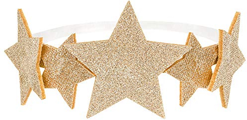 Haarband Sternen in Gold 12cm Kostümzubehör