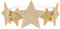 Haarband Sternen in Gold 12cm Kostümzubehör