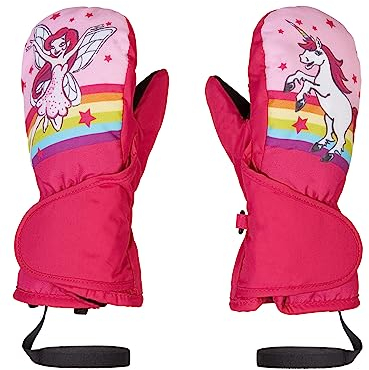 Ziener Unisex – Babys LEMMI Skihandschuhe, pop pink, 86cm