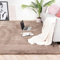 FRAAI | Home & Living Hochflor Teppich - Comfy Supreme Taupe - Shaggy, Einfarbig - Modern, Skandinavisch - Wohnzimmer, Esszimmer, Schlafzimmer - Fellteppich - Carpet