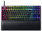Razer Huntsman V2 Tenkeyless (Purple Switch) - Optische Gaming-Tastatur ohne Ziffernblock (Klickende Optische Switches, Doubleshot PBT-Tastenkappen, Handballenauflage) QWERTY US-Layout | Schwarz