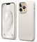 elago Liquid Silicone Case Compatible with iPhone 13 Pro Case (6.1), Premium Silicone, Full Body Protection - 3 Layer Shockproof Phone Cover, Anti-Scratch Soft Microfiber Lining (Stone)