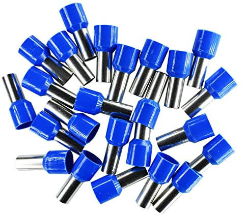 Aderendhülsen 16mm² blau, isoliert, 25 Stück