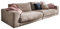 KAWOLA - 3-Sitzer Sofa Madeline - Modernes Design, XXL Couch Big Sofa, Komfortables Relaxsofa - Taupe, Polyester