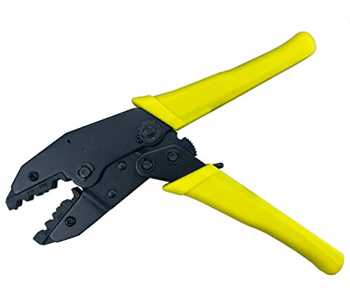 RFiotasy Kabel-Crimpzange für BNC-Stecker RG58, LMR240, RG142, LMR195, RG59, RG223 RG62, Crimpwerkzeug-Sechskantschneidewerkzeug hat 5,41 mm für RG58-Kabel