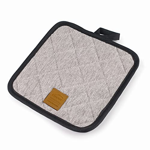Lacor - 60046 - Four à Gants Lima Collection, Résistant à la Chaleur, Sangle Suspendue, 20 x 20 cm, Gris marbré