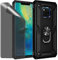 CLYDITE Coque kompatibel Huawei Mate 20 Pro Noir étui de Protection avec Protecteur d'écran en Verre de confidentialité Anti-Espion