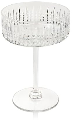 NEMAN Champagnerschale aus Kristallglas, 6er- Set, 250 ml, handgefertigt