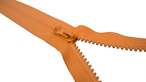 Reißverschluss Kunststoff 90 cm 9# Orange