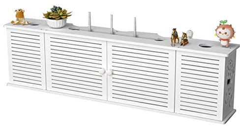 Fodalob Scatola di immagazzinaggio WiFi Montaggio a Parete Organizzatore for Router Wireless WiFi Rack di archiviazione for Montaggio a Parete - Grandi Dimensioni 70/80/90 cm (Size : 70x17x23cm)