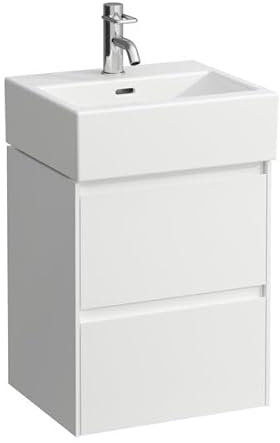 Laufen Lani für Living City Waschtischunterbau, 2 Schubladen, 435x370x515mm, H404112112, Farbe: Weiß Matt