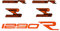 Tankpad 3D Schriftzug Orange Schwarz kompatibel für KTM 1290 R X910125VA