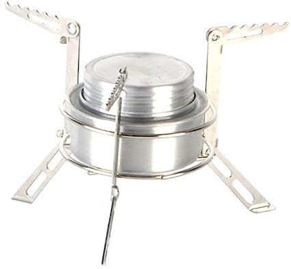 Toddmomy 1 Satz Alkohol Herd Ätherisches Öl Wärmer Wachswärmer Aus Stahl Klappbarer Campingkocher Windfester Ofen Teelicht Wärmer Klappbarer Holzofen Mini Herd Kochherd Aluminium Tragbar