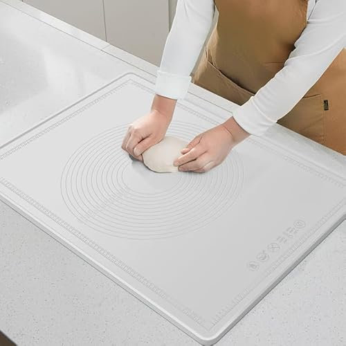 Plaque à pétrir en Silicone Extra-large, planche à découper à rouler épaisse, panneau de cuisson antiadhésif et tapis à nouilles
