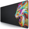 TITANWOLF - XXL Mouse Mat - Mouse Pad 900 x 400 x 3mm –Speed Gaming Mouse Pad - Extra Large MousePad - Table Mat Large Size - Improved Precision and Speed – Design Color Lion 2