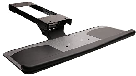 Tastaturablage, Tastaturablage Ausziehbar, 65x25.5cm große Tastaturablage unter dem Schreibtisch, Computer-Tastaturständer, ergonomische Tastaturablage zum Tippen, Zuhause und Büro