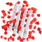 Konfettikanone, RosyFate 4 x Konfetti Shooter, Konfetti Popper, Blütenblatt Konfetti, Party Popper für Geburtstage, Hochzeiten, Karneval
