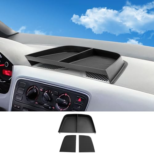CDEFG Kompatibel mit VW UP GTI/Seat Mii/Skoda Citigo Mittelkonsole Organizer Aufbewahrungsbox Instrumententafel Aufbewahrung Auto Center Console Tray UP GTI 2013-2023 Zubehör