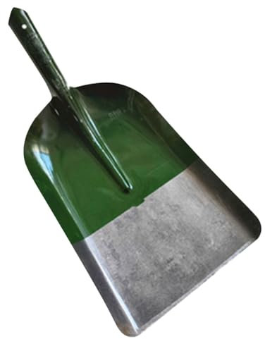 Yardwe conteneurs de Stockage de granulés de Bois Pelle à Neige Pelle pour Le Sol Pelle Plate Petite Pelle à Terre Pelle de Sol en Fer Ménage Pelle de Jardinage Chasse-Neige Métal Le Fer