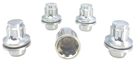 GYTTAK Wheel Nuts Compatible With JAGUAR For F-Type For S-pyte For X-pyte CF1 XE X760 XF CC9 XF X260 XJ 4pcs M12*1.5 Car Wheel Hub Tyre Screw Bolt Bolts Nuts Studs
