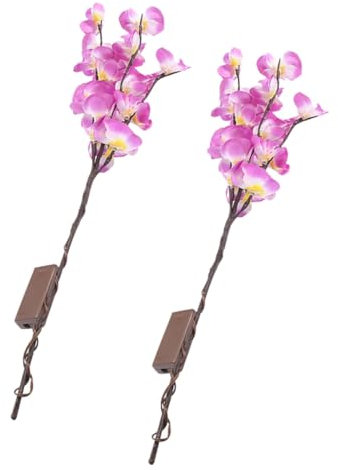 Ciieeo 2stücke Led-zweigleuchte Für Phalaenopsis Dekorative Lampe Baumlichter Aus Pc Batterie Für Zuhause Und Büro Geeignet Für Weihnachten Neujahr Geburtstage Partys Aufführungen Und