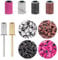 200 PCS Sanding Bands For Nail Drill, Nail Sanding Bands 80#120#180#240#Grit, With 2 Pcs Nail Drill Bits, For Grinding, Polishing, Manicure