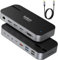 Docking station USB C 15 in 1 Laptop Docking Station con Quadruple Display Dual 4K HDMI, DP, VGA, 100W PD, RJ45, 10Gbps USB C Data, USB 3.1 Gen 2, 2 USB 3.0/2.0, SD/FT, per MacBook Dell HP