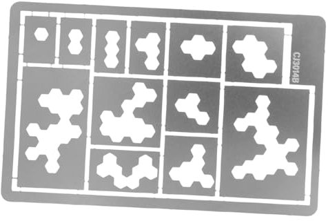 Stencil Spray Camouflage per Pittura Modello Inossidabile per Decorazioni Fai da Te Strumento per Creare Pattern Unici e Duraturi per Decorazioni Domestiche