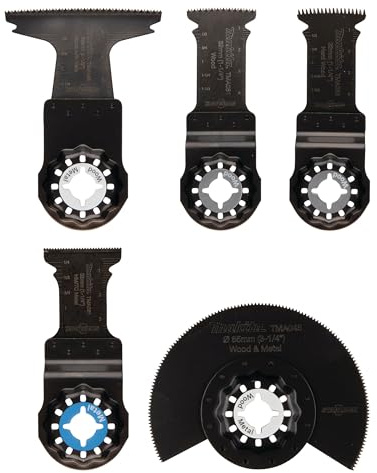 Makita E-24935 multiverktyg STARLOCK set 5 delar