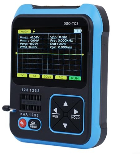 Oscilloscope numérique 3 en 1 DSO-TC3, testeur de transistor, générateur de signal, oscilloscope portable multifonctionnel (standard)