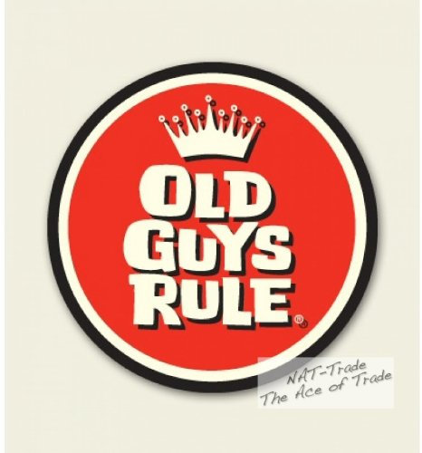 Aufkleber Old Guys RuleCrown Logo