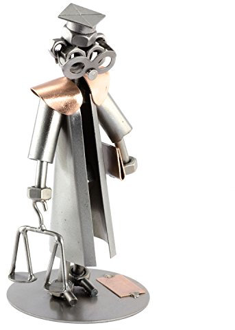 Steelman24 I Schraubenmännchen Richter I Made in Germany I Handarbeit I Geschenkidee I Stahlfigur I Metallfigur I Metallmännchen