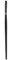 Winsor & Newton Galeria Pinceau A Lavis Plat Manche Court 6mm