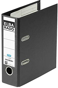 ELBA Ordner rado plast - DIN A5 hoch, R¸ckenbr.: 75 mm, sw VE = 1