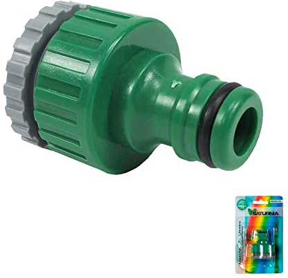 SATURNIA Adaptador Manguera Plastico 3/4-1/2 Hemba Blister
