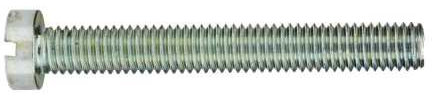 Reidl Zylinderschrauben mit Schlitz 4 x 20 mm DIN 84 4.8 galv. verzinkt farblos 100 Stück