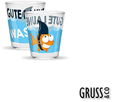 GRUSS&CO 43377 Schnapsglas Gute Laune
