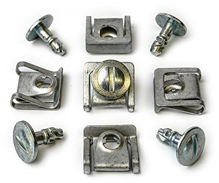 Set Befestigung Metall Unterfahrschutz Unterboden Motorschutz Clips Klammer Schrauben 5 Stück
