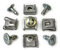 Set Befestigung Metall Unterfahrschutz Unterboden Motorschutz Clips Klammer Schrauben 5 Stück