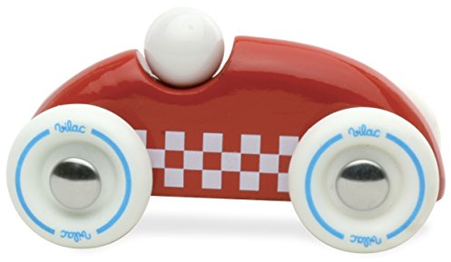 VILAC - jouet en bois - Véhicules - Mini rallye checkers rouge - 2282R