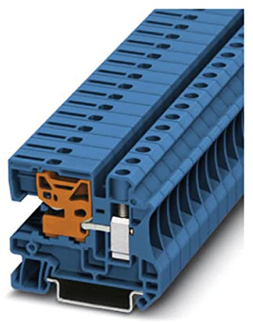 Phoenix Contact UTN 10 DIN-Schienen Reihenklemme Einfach Blau, 400 V / 57A, Packung a 50 Stück