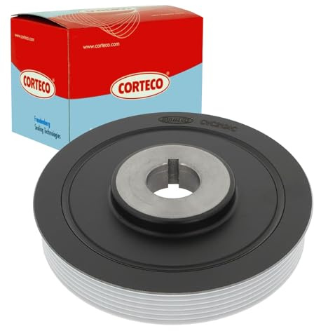 Corteco 80000598 Riemenscheibe, Kurbelwelle | 80000598 passend für Berlingo C4 C5 C8 Jumpy