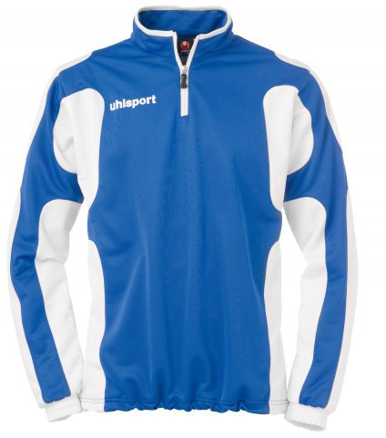 uhlsport Ziptop Cup 1/4, azurblau/weiß, XXL